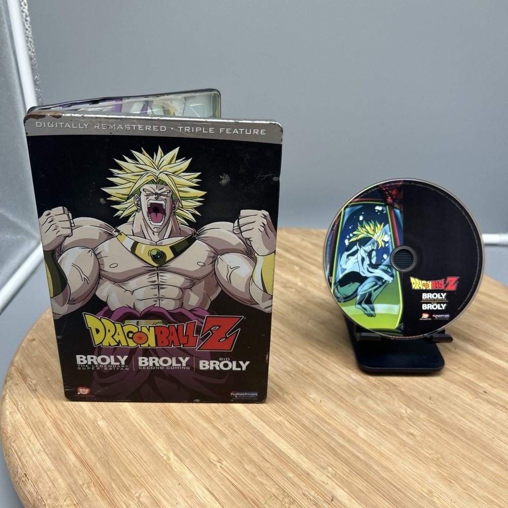 Dragonball Z Triple Feature DVD Steelbook 1 Disc Bio Broly Broly Second Coming